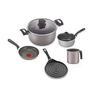 Batería Talent Cocina Perfecta 7 Pzas Antiadherente Tapa