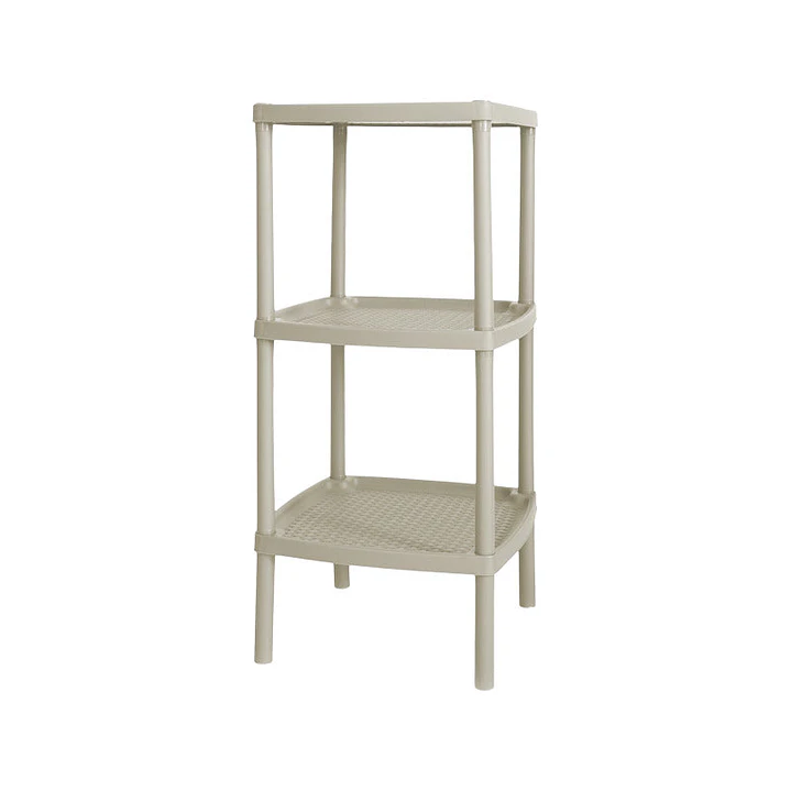 Mesa Cuadrada de 3 Niveles Beige