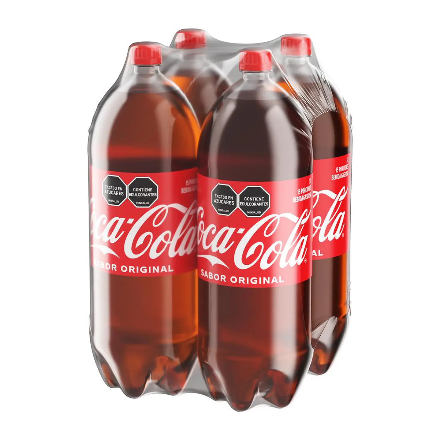 Coca Cola Gaseosa Regular 4 Unid 3 L