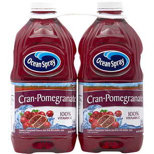 Ocean Spray Jugo Granada 100% Vitamina C 2 Unid 1.89 L
