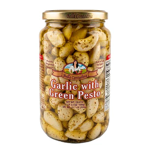 Bella Contadina Ajo con Pesto Verde 330 g