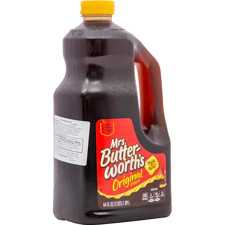 Mrs. Butterworth Jarabe Original 1.89 L