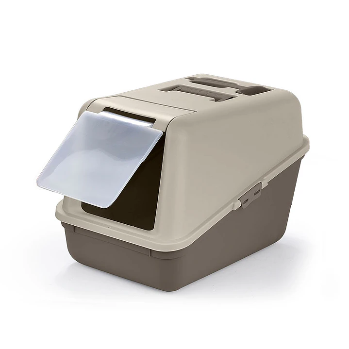 Arenero para Gato Rimax con Puerta Mocca