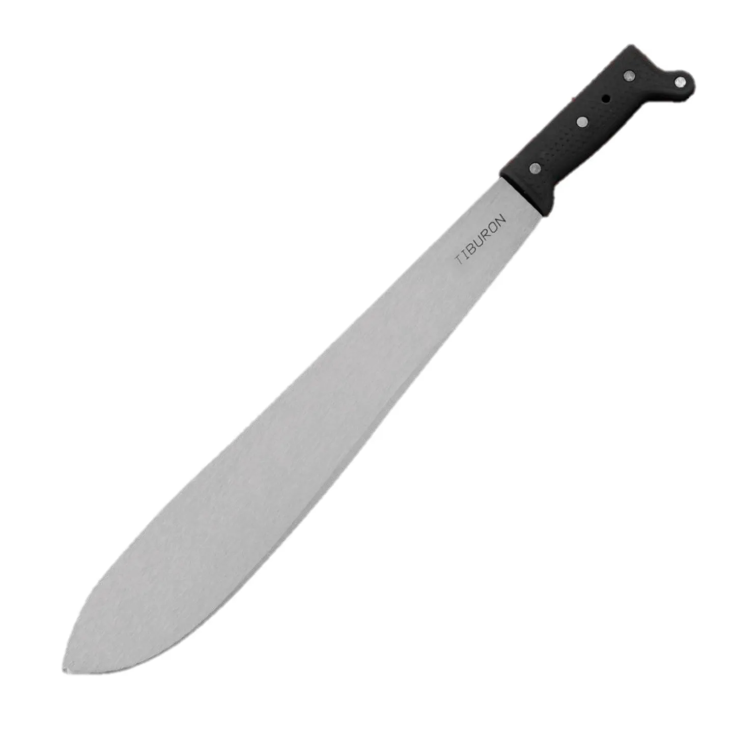 Machete Barrigón Pulido Plástico Negro Tiburón 164 20