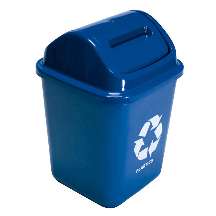 Papelera de Vaivén 7 L Peletizada Roja