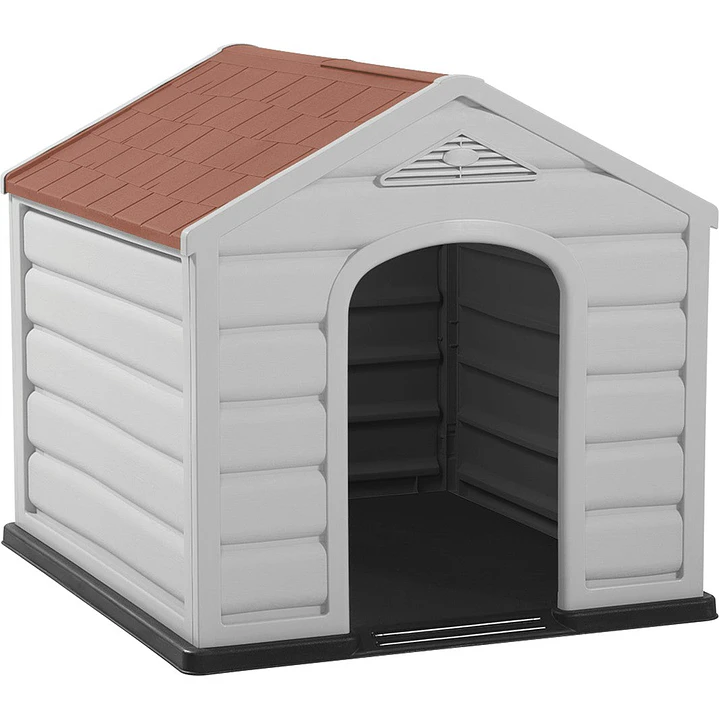Casa para Perros Gris Hielo Terracota