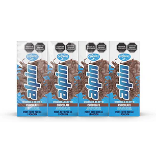 Alpin Leche Achocolatada 12 Unid 200 mL