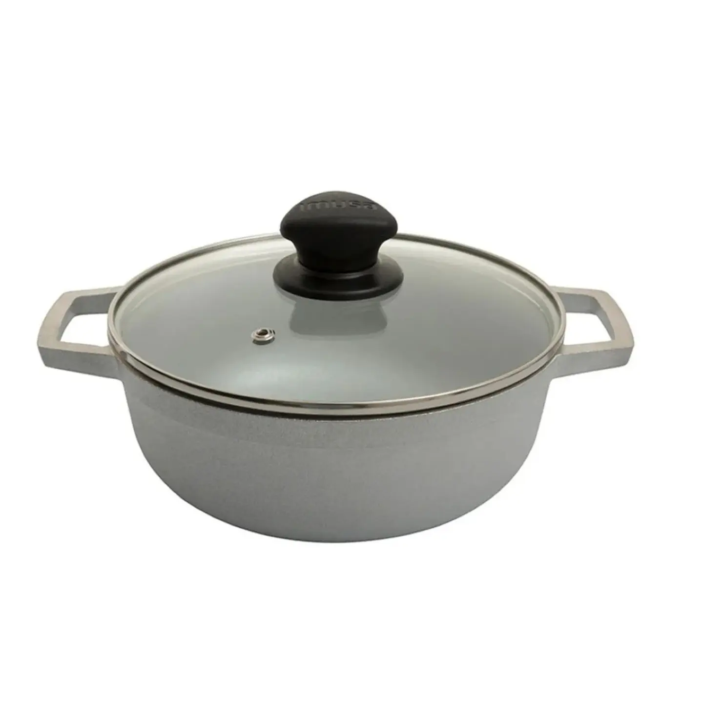 Caldero Imusa 20 Cms 2 Lts Original Tapa de Vidrio N.3