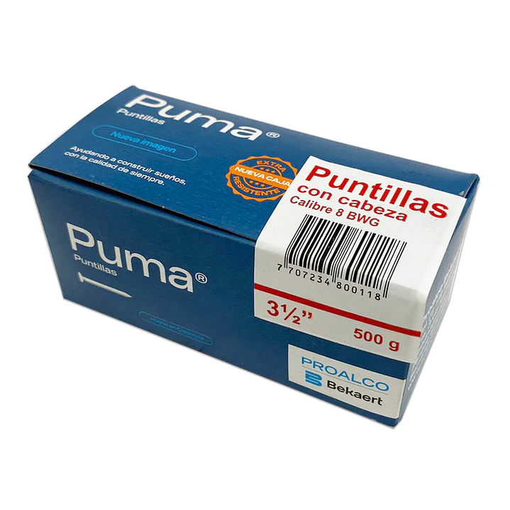 Puntilla con cabeza 3 1 2 Caja X 50 Cajetillas 25 Kg