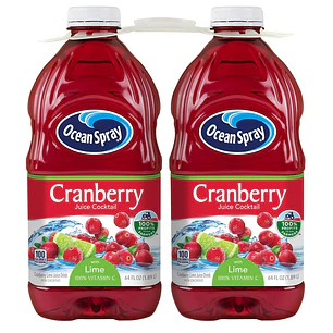 Ocean Spray Jugo de Arándano Limón 2 Unid 1.89 L