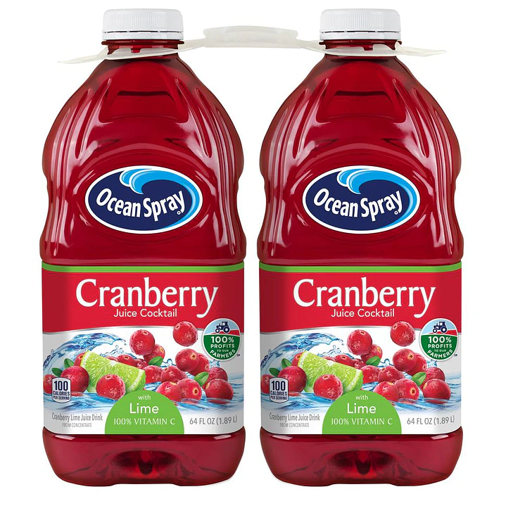 Ocean Spray Jugo de Arándano Limón 2 Unid 1.89 L