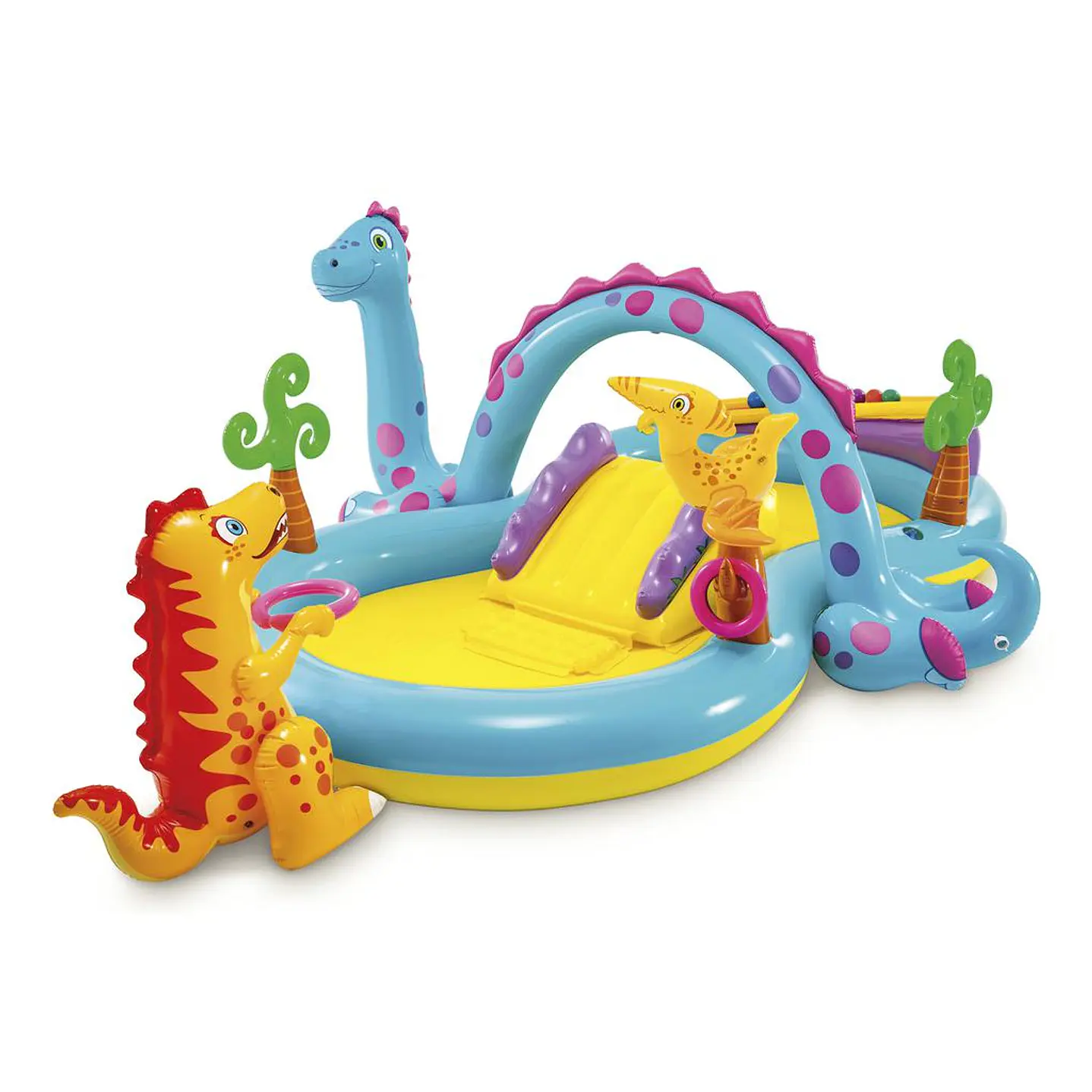 Intex Piscina Inflable Dinolandia con Rociador de Agua