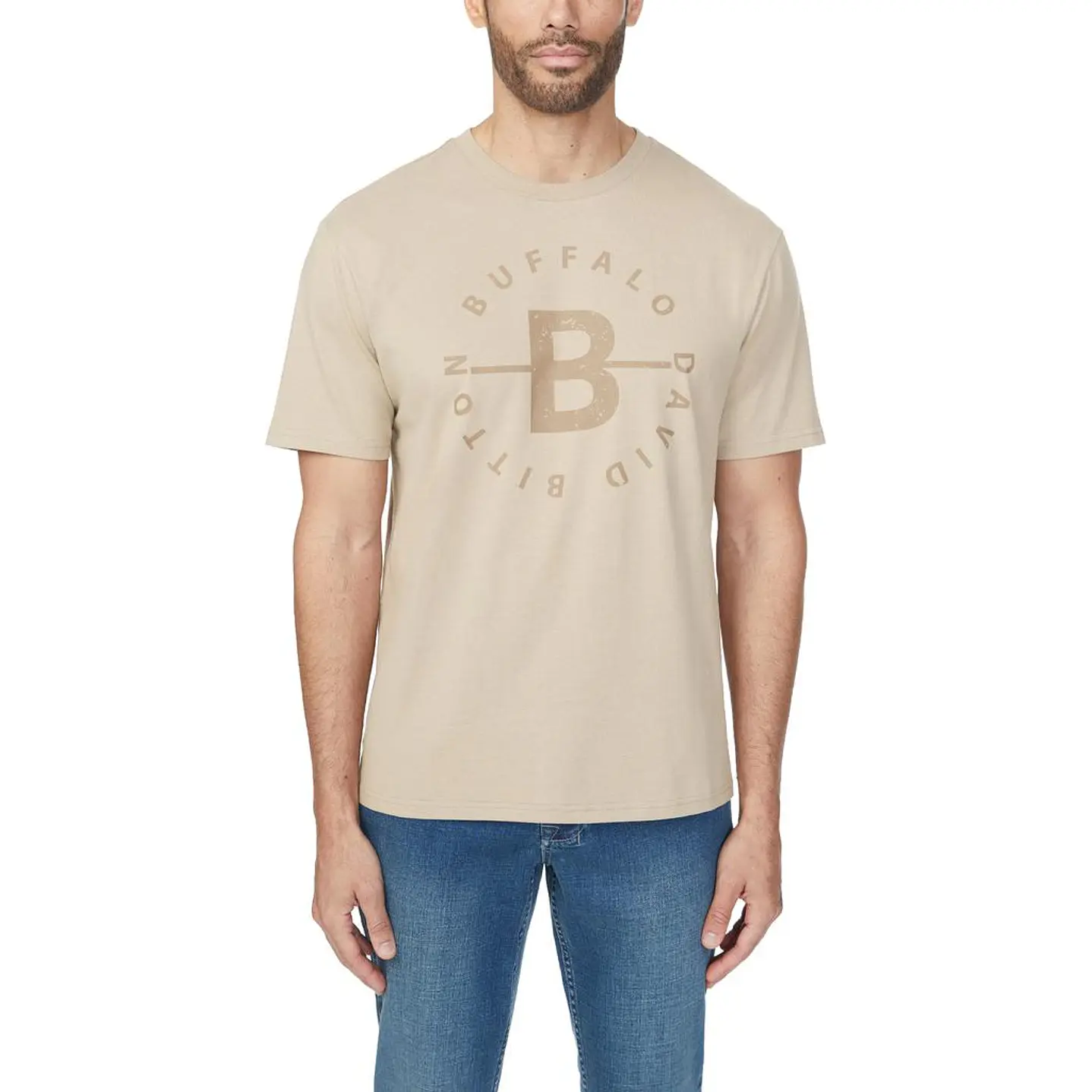 Buffalo David Bitton Camiseta de Manga Corta Hombre