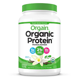 Orgain Proteína Vegetal en Polvo Sabor Vainilla 920 g