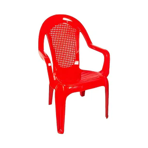 Silla Allure con Brazos Original Espaldar Colmena Rojo
