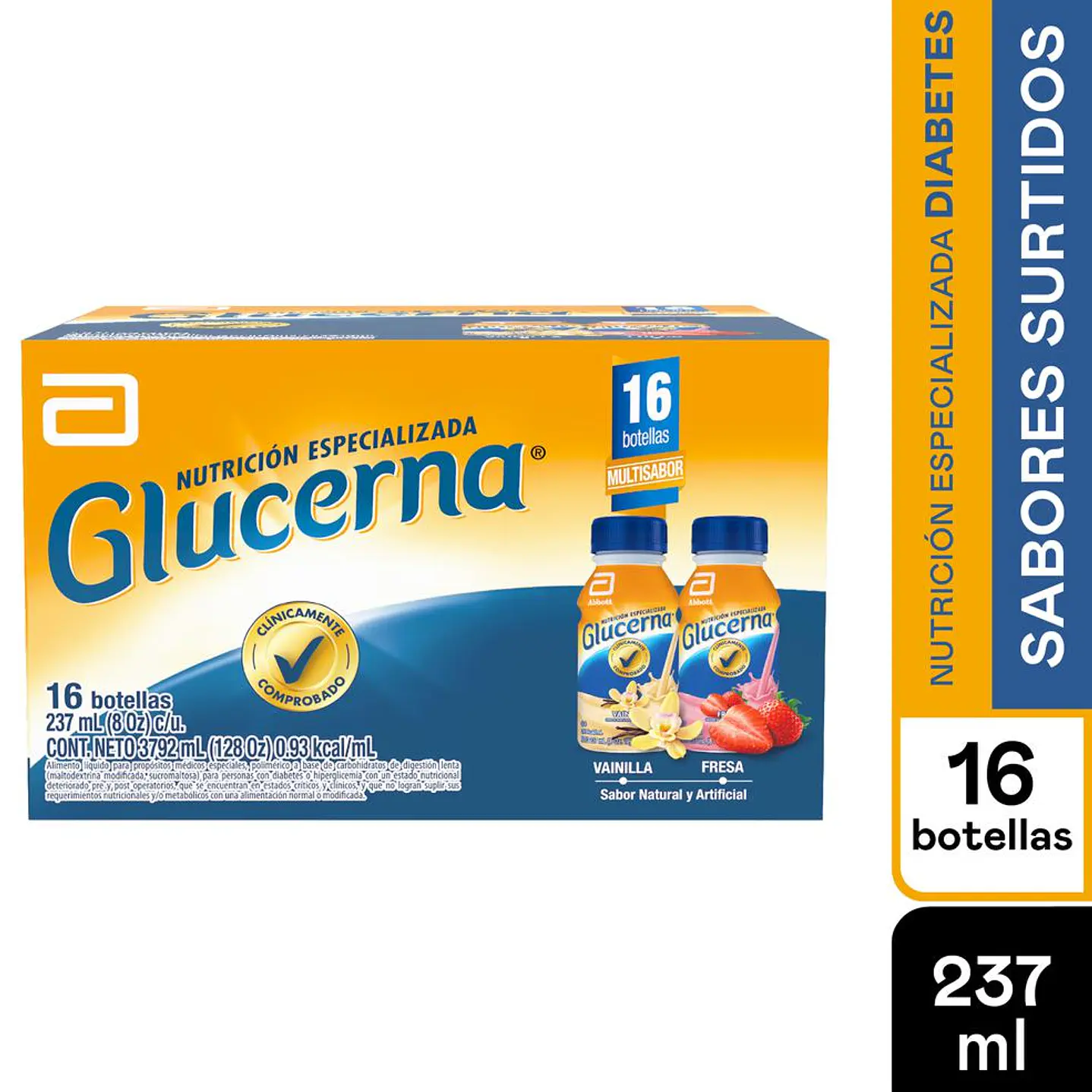 Glucerna Suplemento Líquido Surtido 16 Unid 237 mL