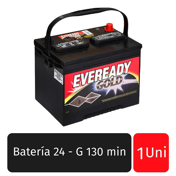 Eveready Gold Batería para Carro 24 G FC 3