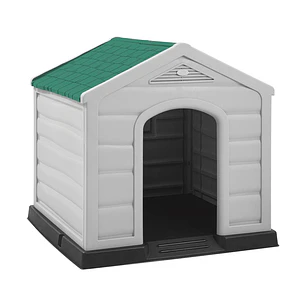 Casa para Perros Pequeña Gris Hielo Verde