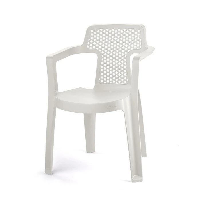 Silla Mia Con Brazos Blanco