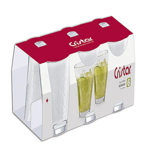 Vaso Caribe Bebidas 8 Canastilla x 6 Und