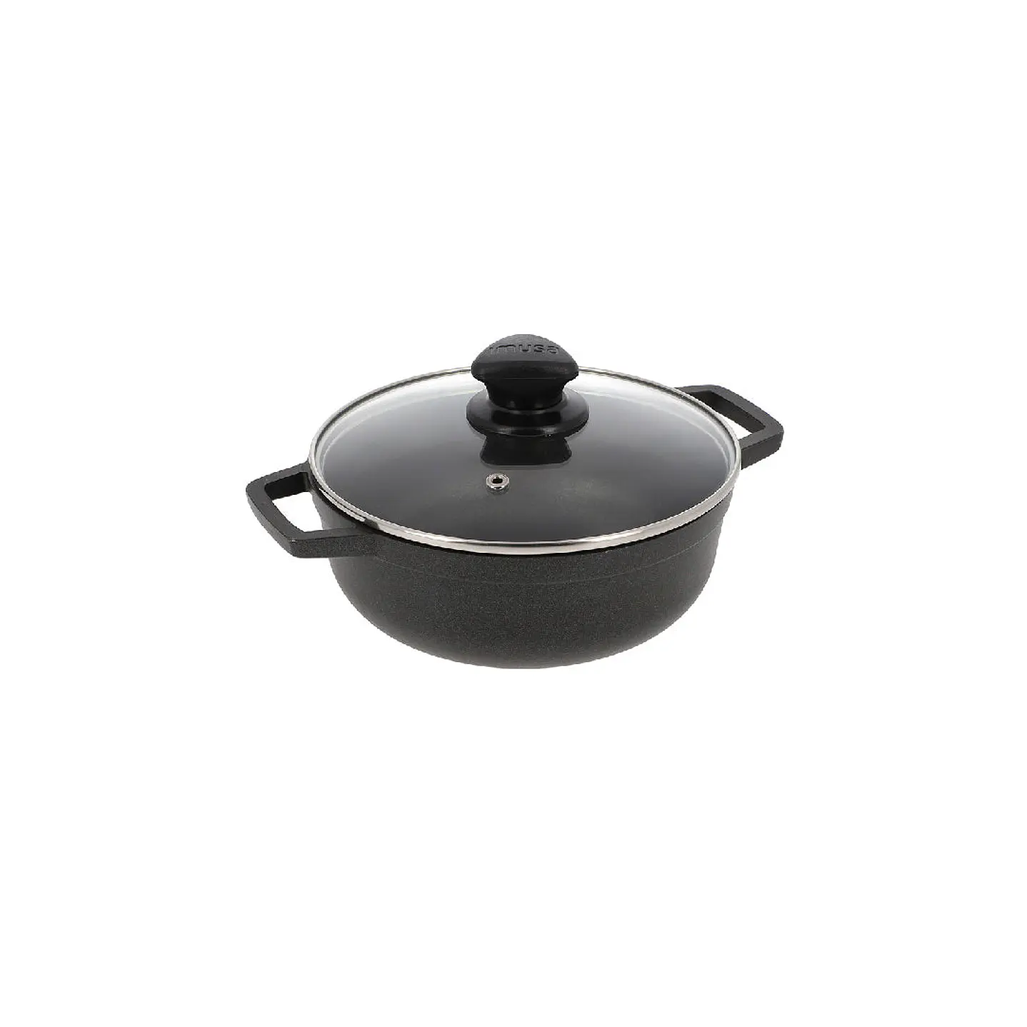 Caldero Antiadherente 20 cm IMUSA Tapa de Vidrio