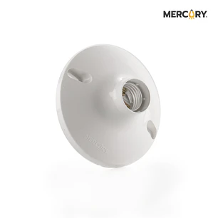 Plafón de Policarbonato E27 Premium Con Tornillos x 12