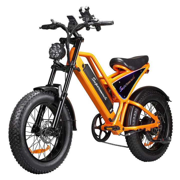 Supermach Bicicleta Eléctrica Suspensión Motor 750 W