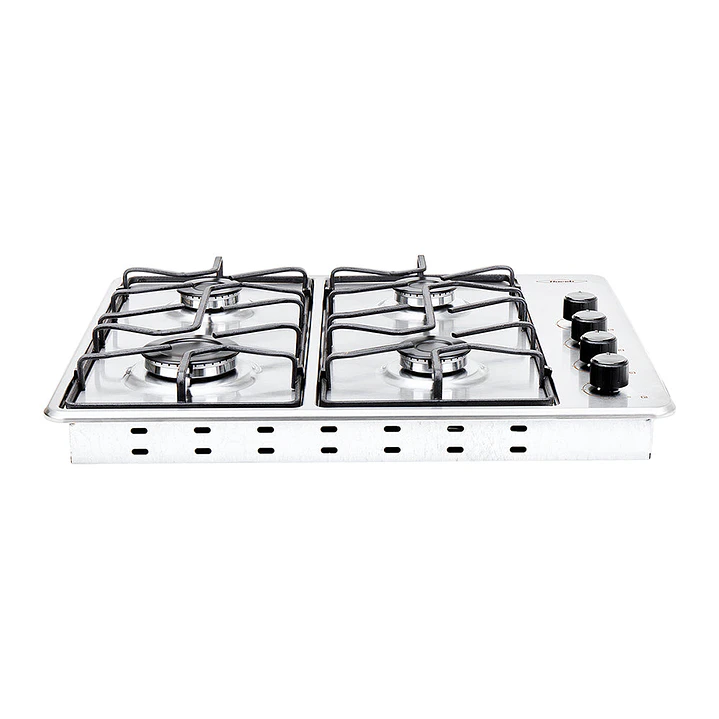 Cubierta de Empotrar 60 x 51 cm 4 Puestos GN Plata