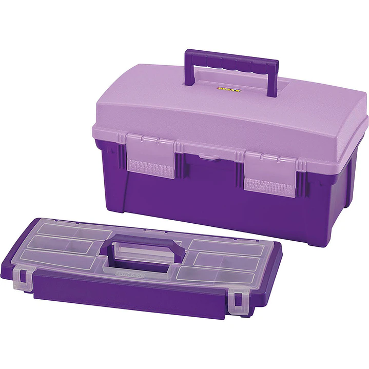 Caja Vanity 16 Pulg Morado Lavanda Rosado Fuerte