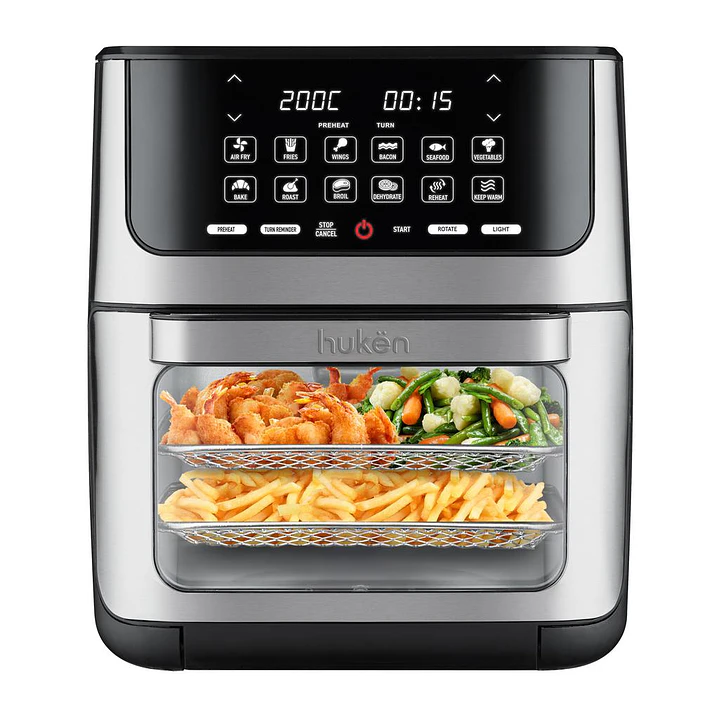 Huken Horno Freidora Aire Panel Digital 12 L HU AFO 12T