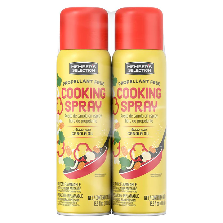 Members Selection Aceite de Canola en Spray 2 Unid 400 mL