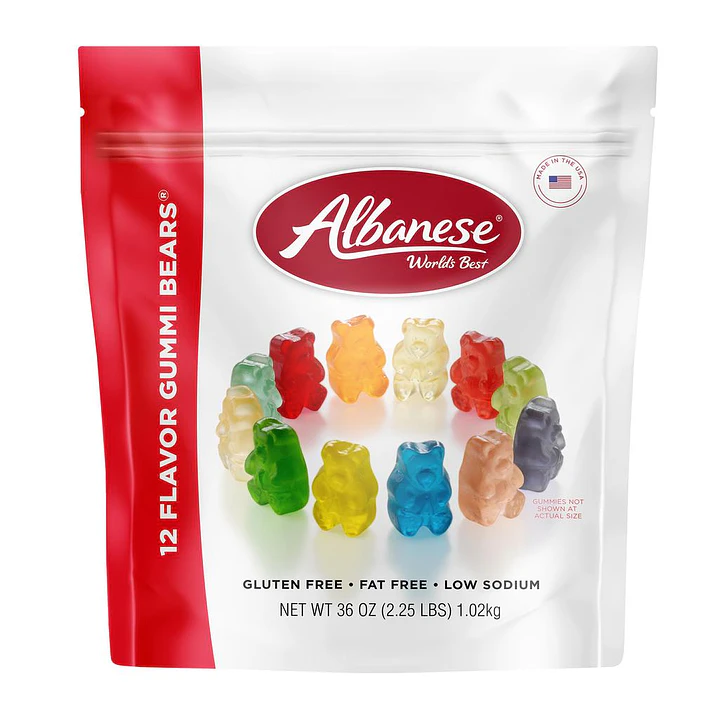 Albanese Gomitas de Osos Sabores Variados 1.02 Kg