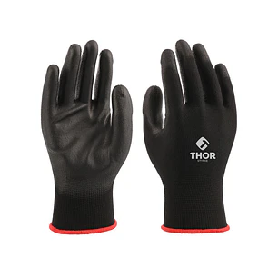 Guante Nitrilo Economico Talla M Negro