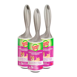 Scotch Brite Rodillo Adhesivo para Pelusas 3 Unid