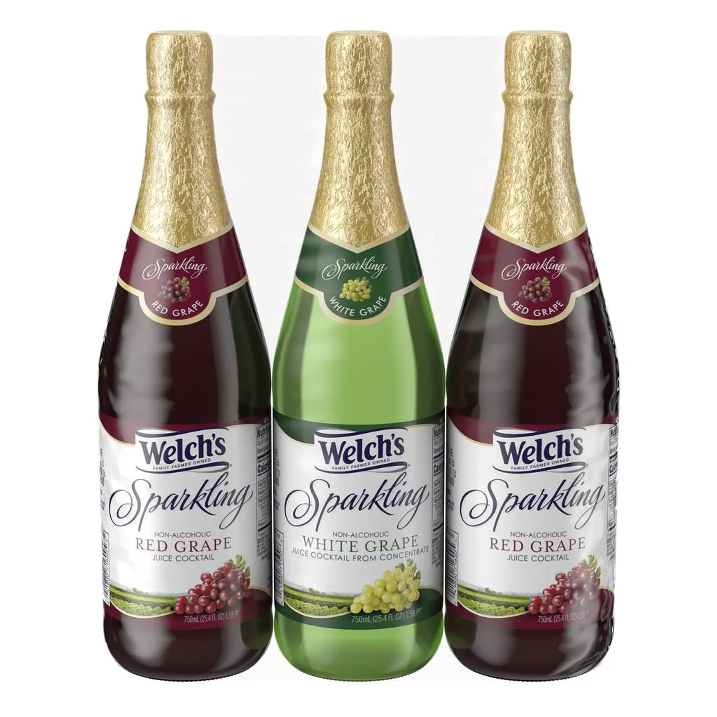 Welchs Coctel de Uva Espumante Sin Alcohol 3 Unid 750 mL