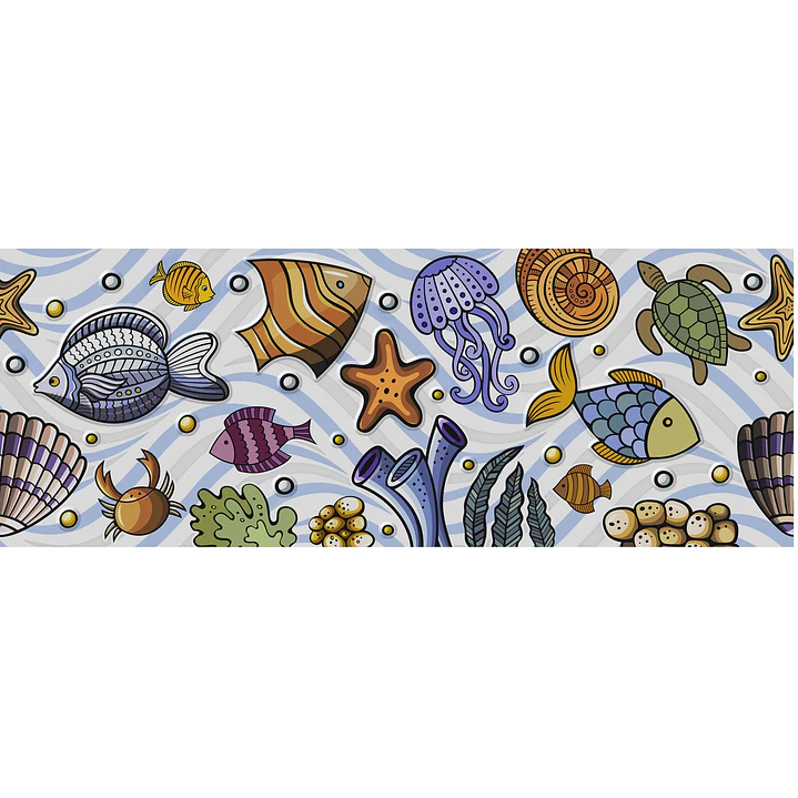 Listón Selena 14 x 40 Multicolor