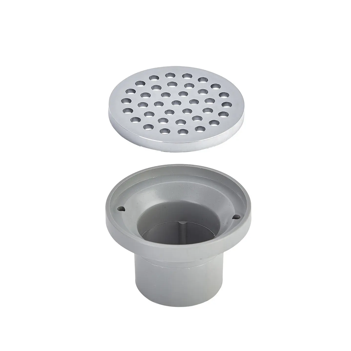 Rejilla Para Piso Plástica Cromo 3 X 2 Bolsa X 6 Und