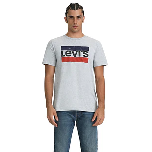 Levis Camiseta Estampada Hombre con Cuello Redondo