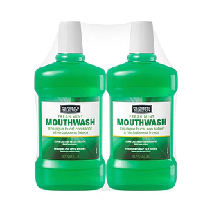 Members Selection Enjuague Bucal Menta Fresca 2 Unid 1.5 L