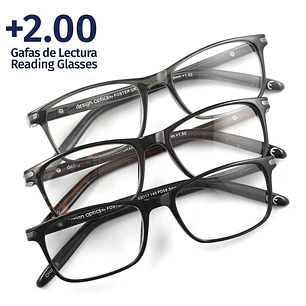Foster Grant +2.0 Gafas de Lectura Cole Dax 3 Unid