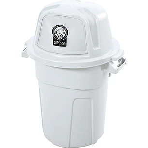 Basurero Residuos 1 L Blanco