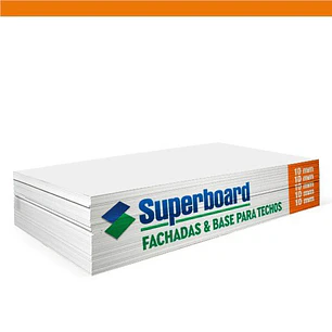 Superboard fachada techos 1220 x 2440 x 10 mm