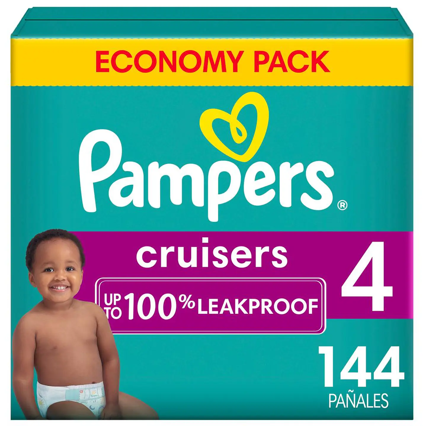 Pampers Pañales Bebé Cruisers Talla 4 144 Unid