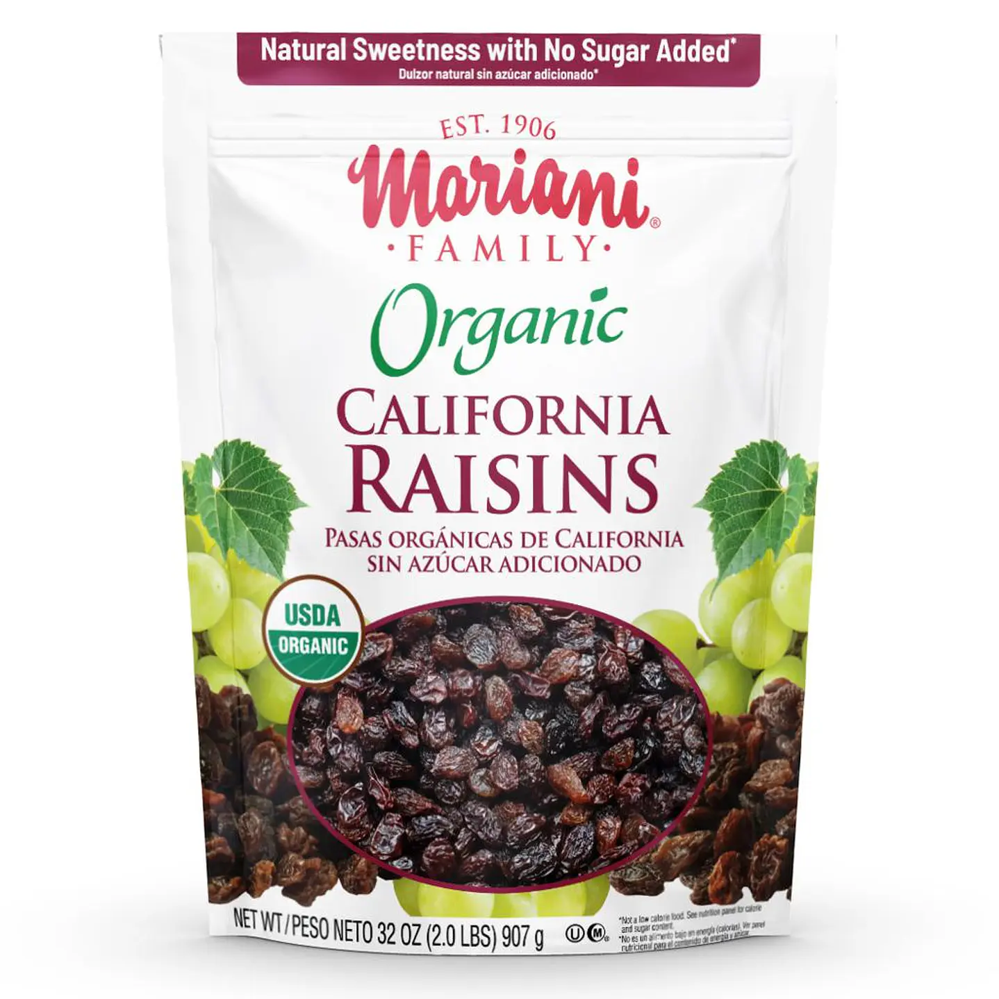 Mariani Pasas Orgánicas de California 907 g