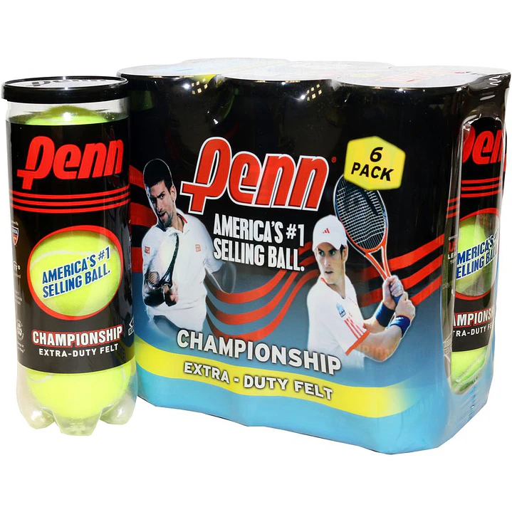 Penn Bolas de Tennis 6 Paq 18 Unid