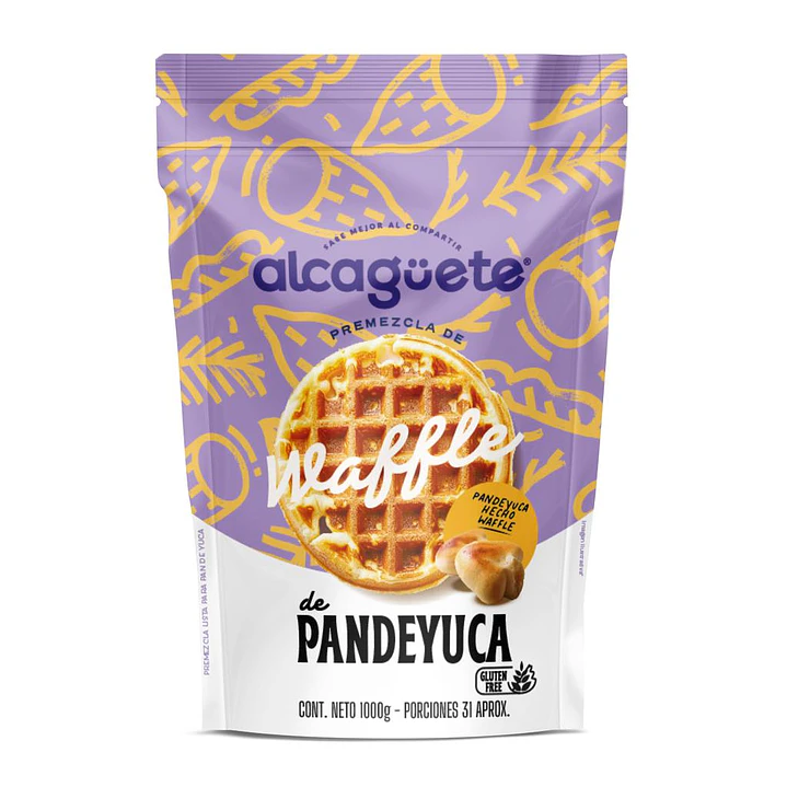 Alcagüete Premezcla Pan Yuca Libre Sin Azúcar Añadida 1 kg