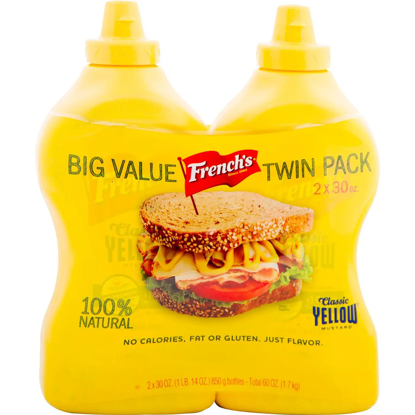 Frenchs Mostaza 2 Unid 850 g