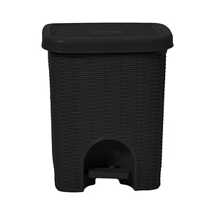 Papelera Mimbre 20 Lt Negro