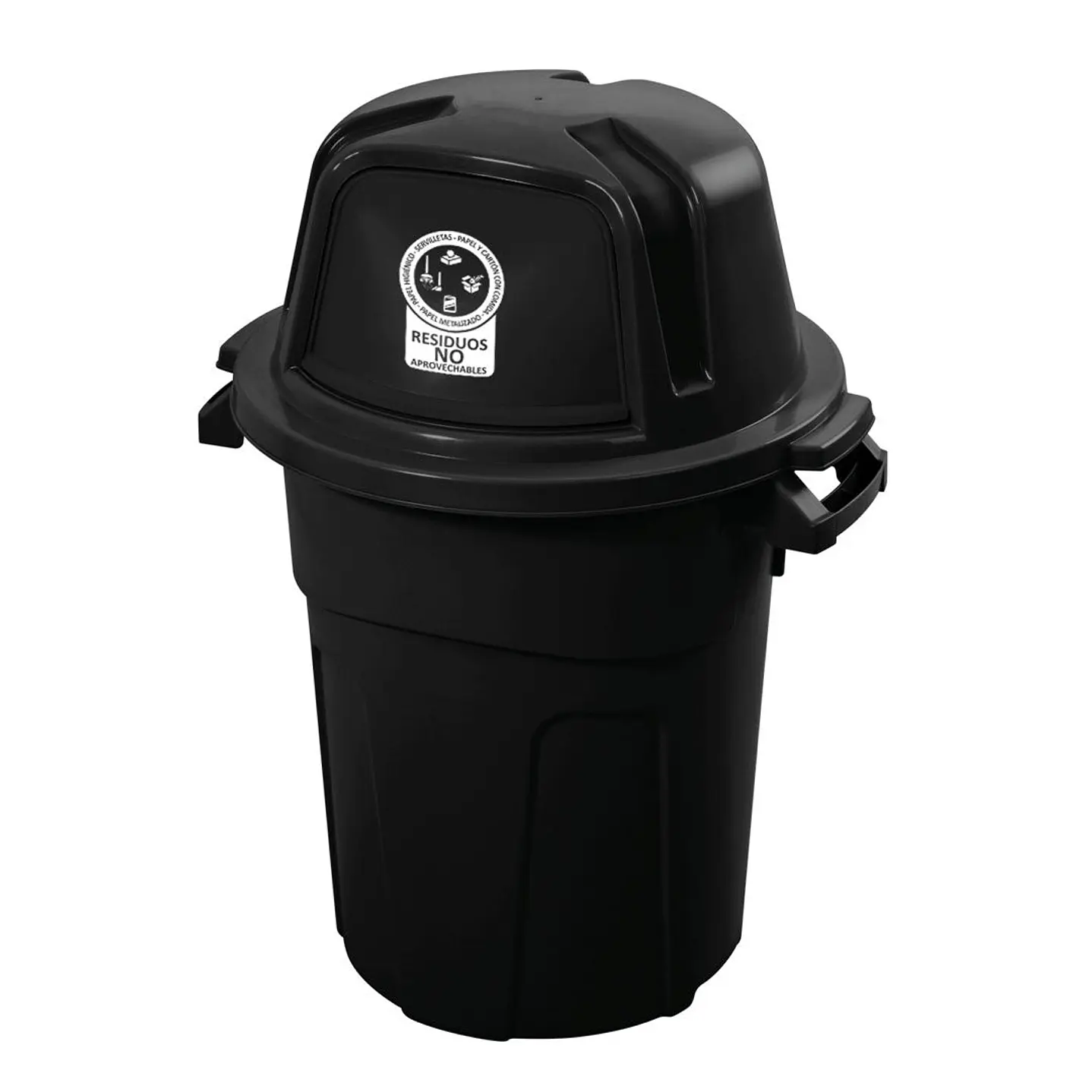 Basurero Residuos 1 L Negro