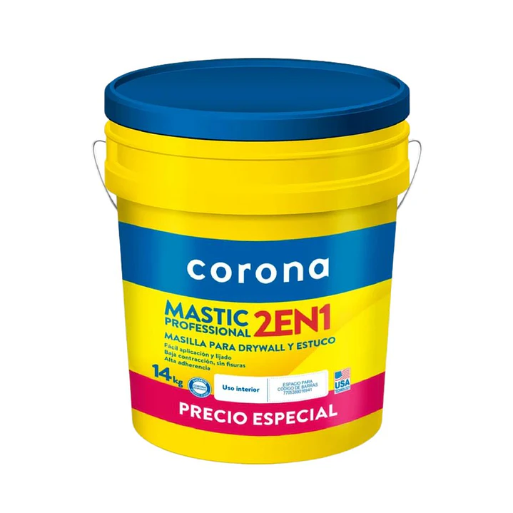Mastic Professional 2 en 1 Blanco Promo Pague 12 Kg Lleve 14